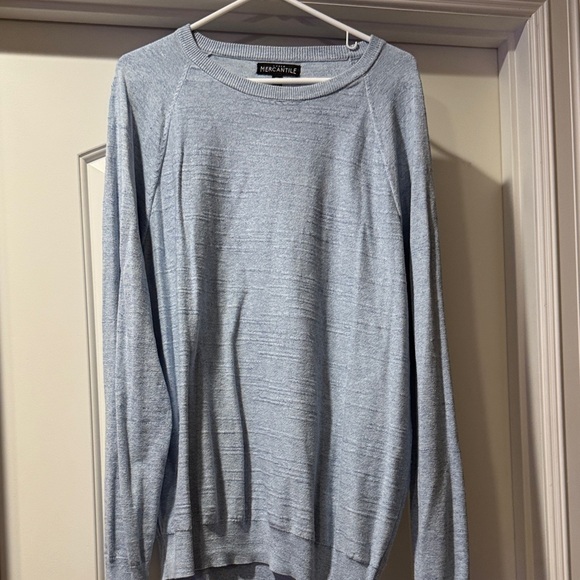 J. Crew Factory Men's Light Blue Crewneck Sweater - Picture 1 of 1
